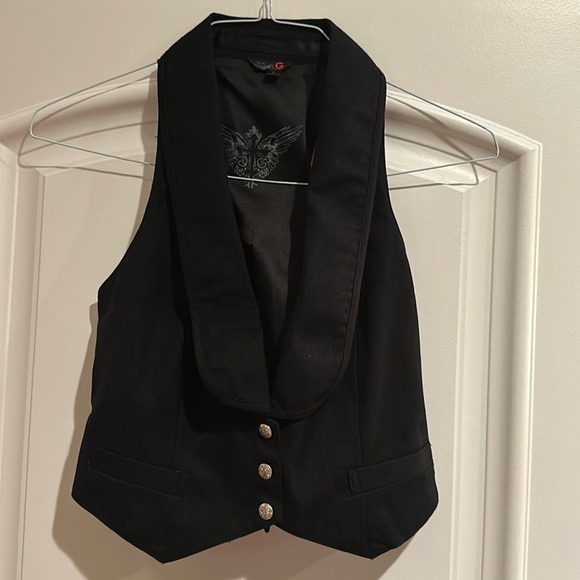G by Guess Jackets & Blazers - Guess Black Button up Vest size small